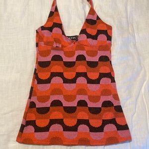 70s Motel Rocks dress